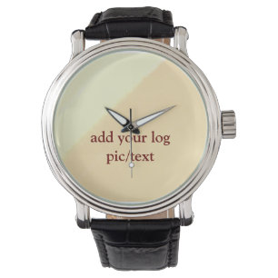 Reloj De Pulsera simple mínimo añadir su nombre MONOGRAM GROOMSMEN 
