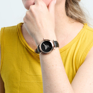Reloj De Pulsera simple mínimo añadir tu foto de texto navidades w