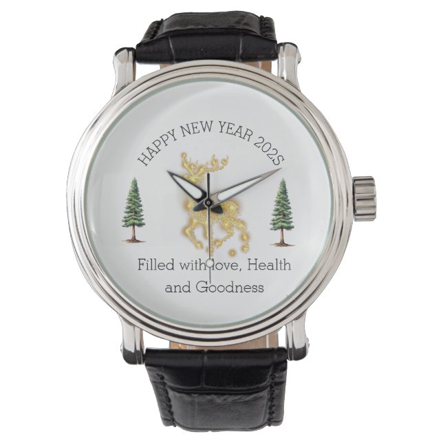 Reloj de pulsera simple y clásico (Anverso)