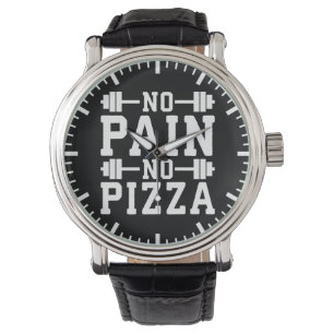 Reloj De Pulsera Sin dolor, sin pizza - carbohidratos - Graciosa No