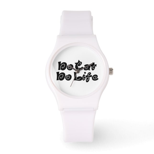 Reloj De Pulsera Sin gato sin vida (Anverso)