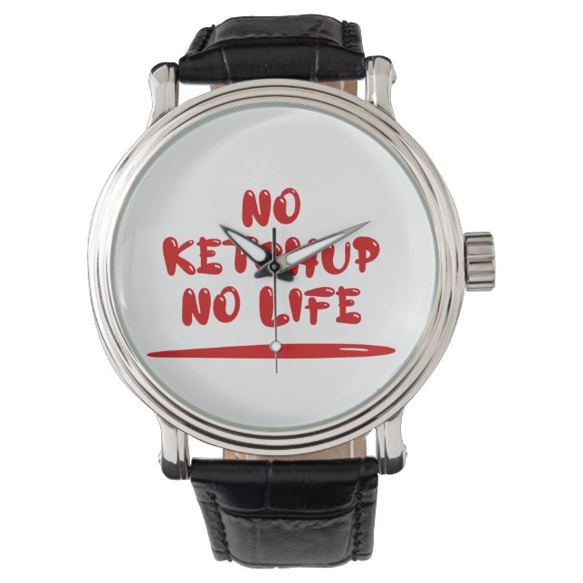 Reloj De Pulsera Sin Ketchup sin vida (Anverso)