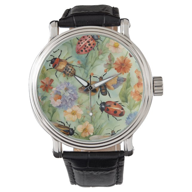 Reloj De Pulsera Sinfonía Botánica de Bug (Anverso)