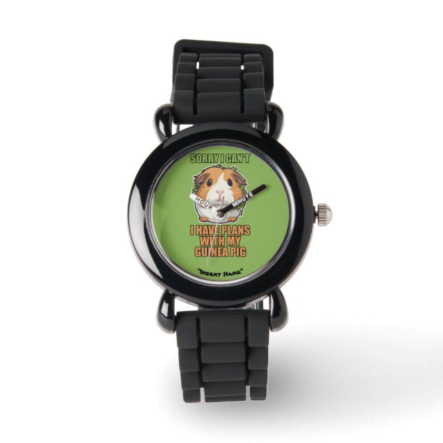 Reloj De Pulsera Sir Squeaks-a-Lot, escudero (Anverso)