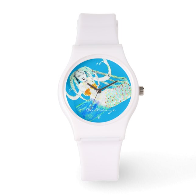 Reloj De Pulsera Sirena con candados Thunder_Cove (Anverso)