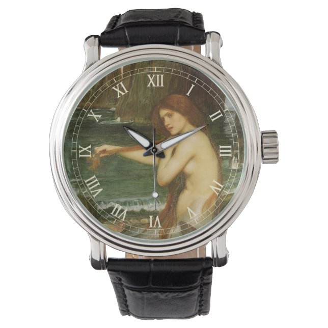 Reloj De Pulsera Sirena de John William Waterhouse (Anverso)