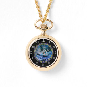 Reloj De Pulsera Sirena de pelo turquesa