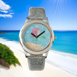 Reloj De Pulsera Sirena de playa Cute