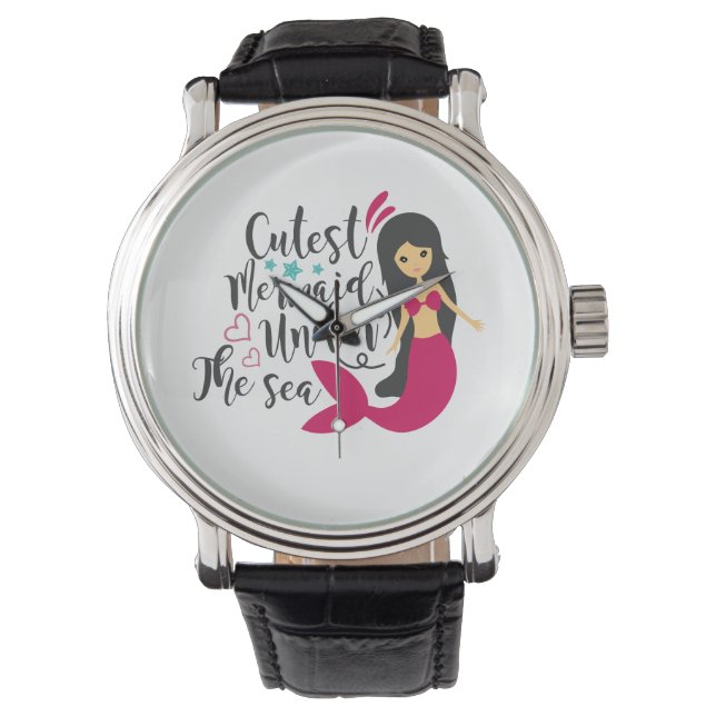 Reloj De Pulsera Sirena más linda bajo el mar (Anverso)