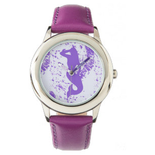Reloj De Pulsera sirena morada