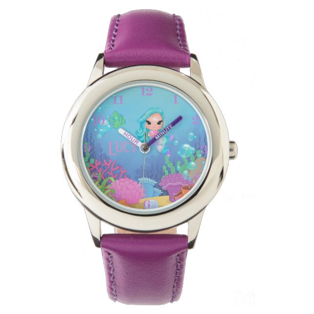 Reloj De Pulsera Sirena personalizada (Anverso)