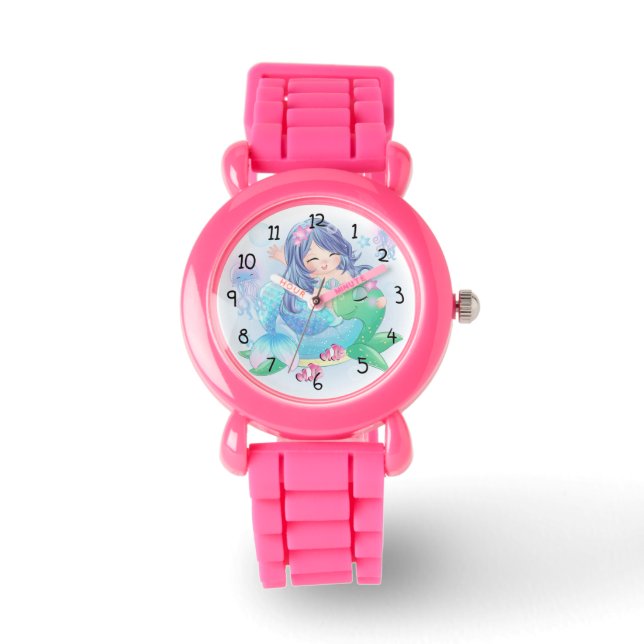 Reloj De Pulsera Sirena y tortuga (Anverso)