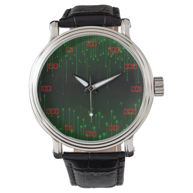 Reloj De Pulsera Sistema binario muy Guay y creativo (Anverso)