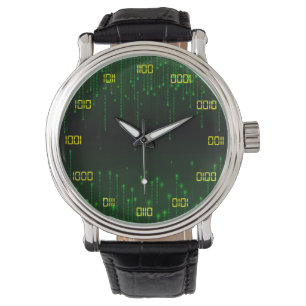 Reloj De Pulsera Sistema binario muy Guay y creativo