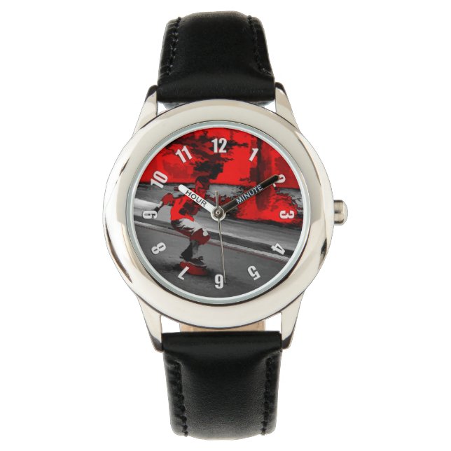 Reloj De Pulsera Skater - Skateboard (Anverso)