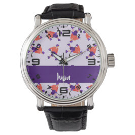 Reloj De Pulsera Skating ice hockey player pattern