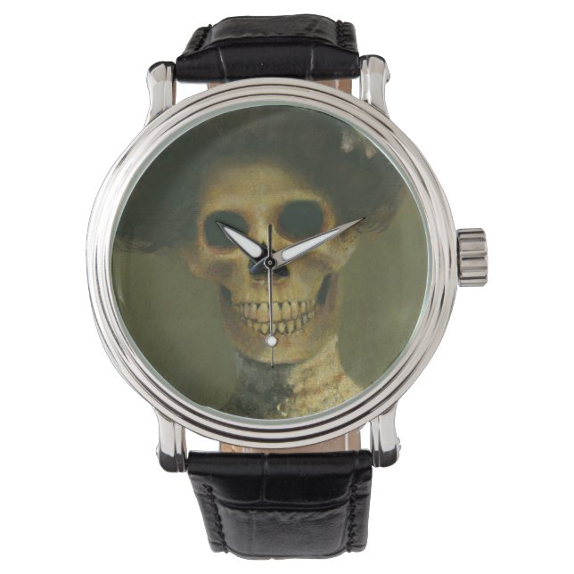 Reloj De Pulsera Skeleton gótico Lady Watch (Anverso)