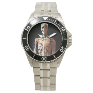 Reloj De Pulsera Skeleton Médico Stainless Watch