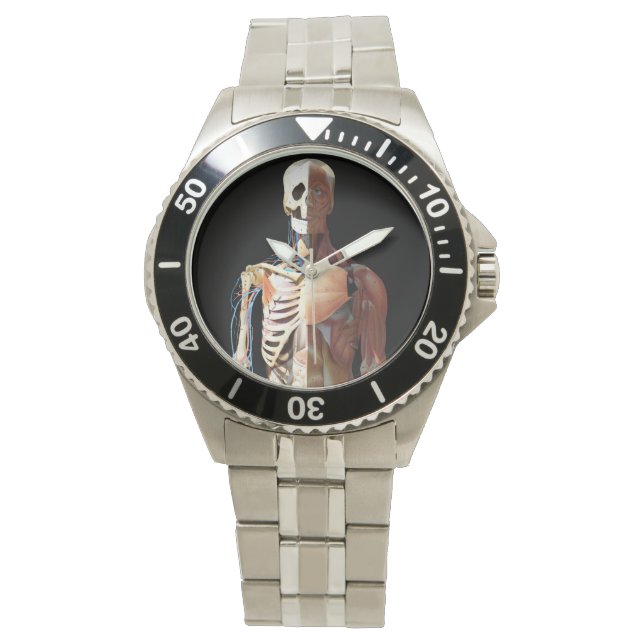 Reloj De Pulsera Skeleton Médico Stainless Watch (Anverso)