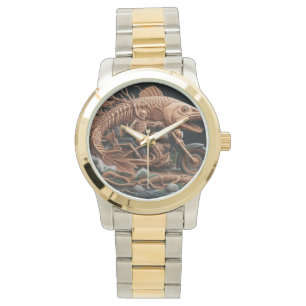 Reloj De Pulsera skeleton recorrió su camino de ciclismo de helicóp