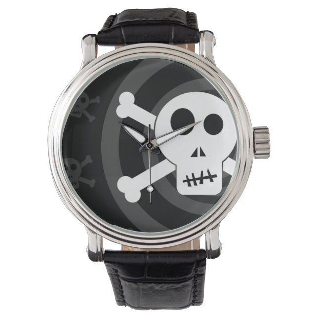 Reloj De Pulsera Skull & Crossbone (Anverso)