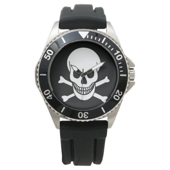Reloj De Pulsera Skull & Crossbone (Anverso)