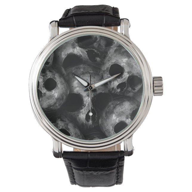 Reloj De Pulsera Skull relleno, eWatch masculino (Anverso)
