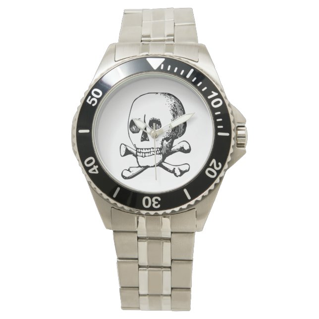 Reloj De Pulsera Skull Y Bones Watch (Anverso)