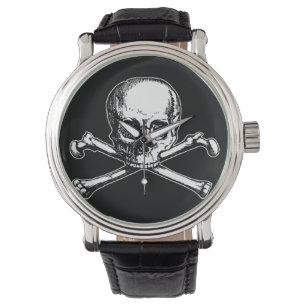Reloj De Pulsera Skull y Crossbone