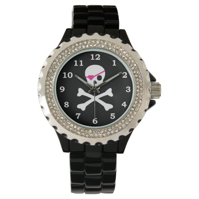 Reloj De Pulsera Skull y Crossbone (Anverso)