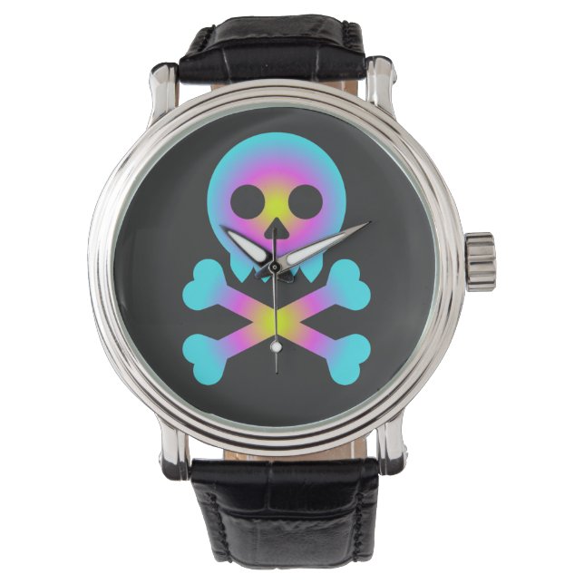 Reloj De Pulsera Skull y Crossbone (Anverso)