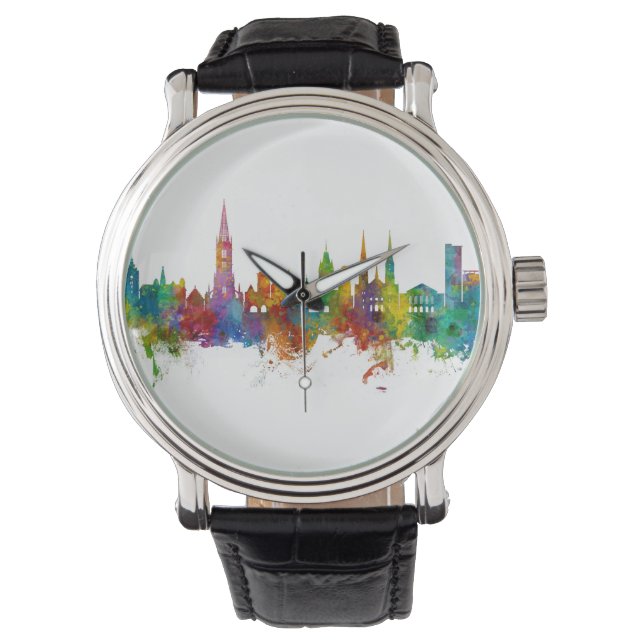 Reloj De Pulsera Skyline Alemania de Freiburg (Anverso)