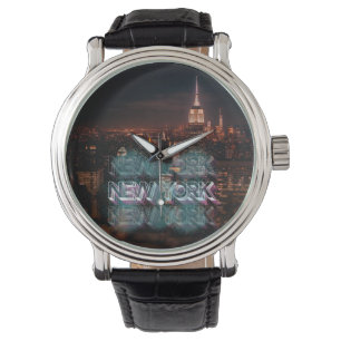 Reloj De Pulsera Skyline de Nueva York