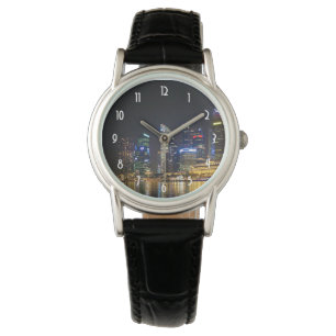 Reloj De Pulsera Skyline de Singapur