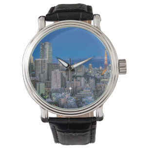 Reloj De Pulsera Skyline en el ocaso