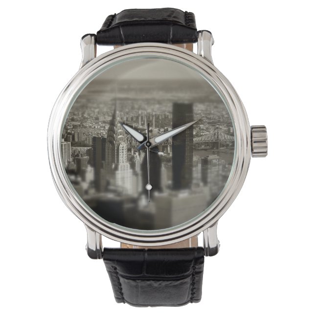 Reloj De Pulsera Skyline NYC (Anverso)