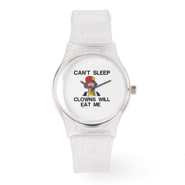 RELOJ DE PULSERA SLEEP CLOWNS COME (Anverso)
