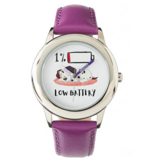Reloj De Pulsera Sleepy Dog Design