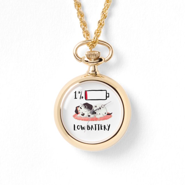 Reloj De Pulsera Sleepy Dog Design (Anverso)