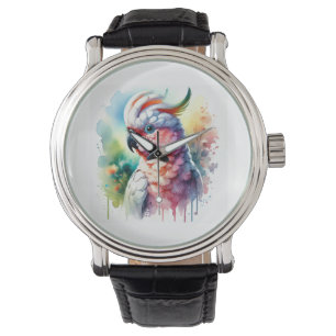 Reloj De Pulsera Slender billed cockatoo 120724AREF102 - Watercolor
