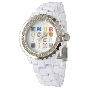 Reloj De Pulsera SlipperyJoe adopta cartas de corte de diversidad c