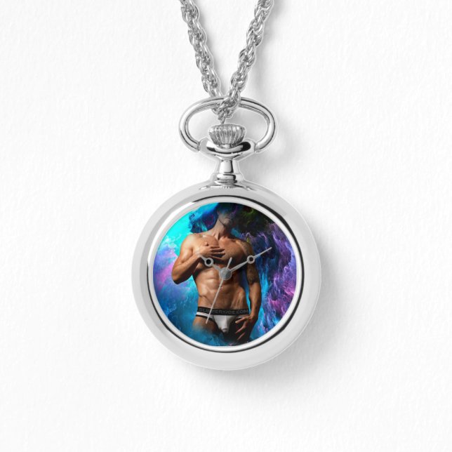 Reloj De Pulsera SlipperyJoe hombre muscular macizo de ropa interio (Anverso)