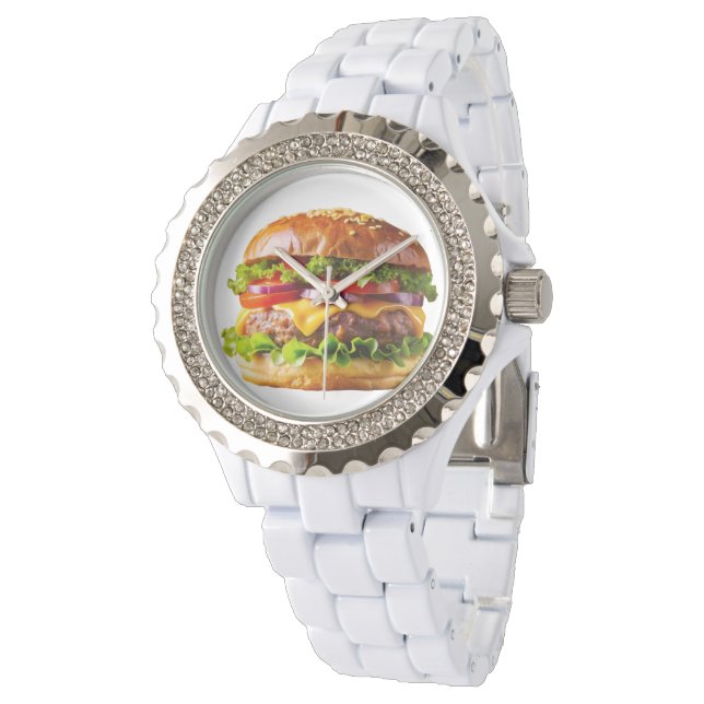 Reloj De Pulsera SlipperyJoe's mouthwatering cheeseburger crispy ba (Angular)