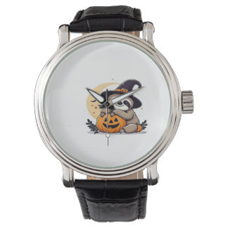 Reloj De Pulsera Sloth Halloween Motif Cute Classic T-Shirt