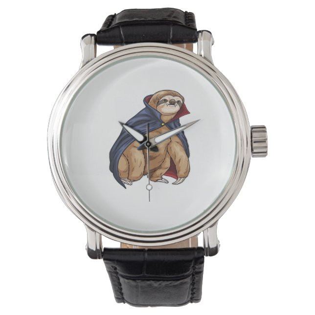 Reloj De Pulsera Sloth Halloween Vampire Classic T-Shirt (Anverso)