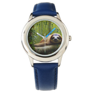 Reloj De Pulsera Sloth Lazy Afternoon, vigilan a los niños