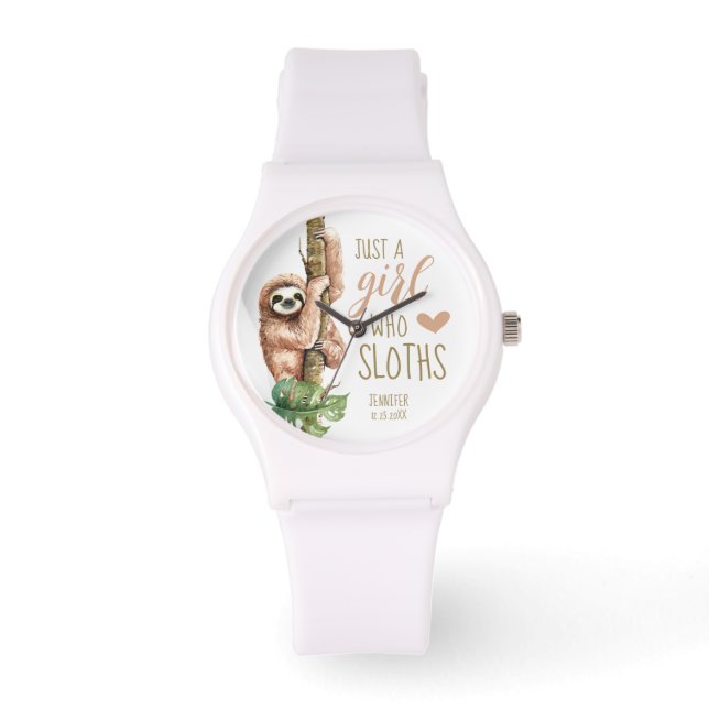 Reloj De Pulsera Sloth Love eWatch (Anverso)