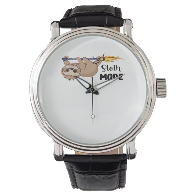 Reloj De Pulsera Sloth Mode Classic T-Shirt (Anverso)