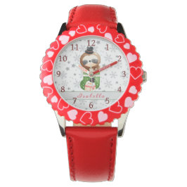 Reloj De Pulsera Slots Holidays Personalizar Nombre Watch