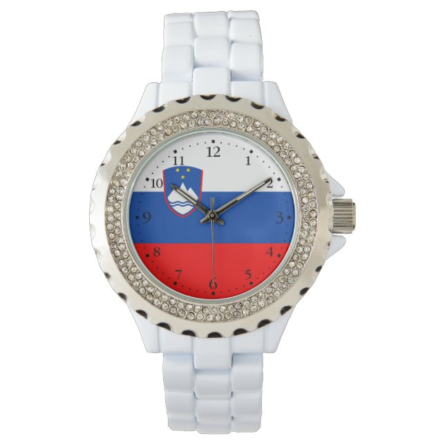 Reloj De Pulsera Slovenia Flag (Anverso)